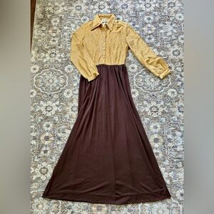 Vintage 1970s Huey Waltzer Cocktail Hostess Dress for Mannequinn Size 10